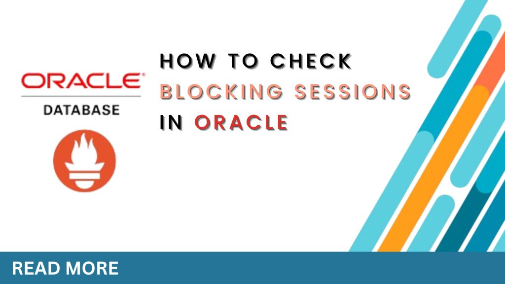 Blocking sessions in Oracle